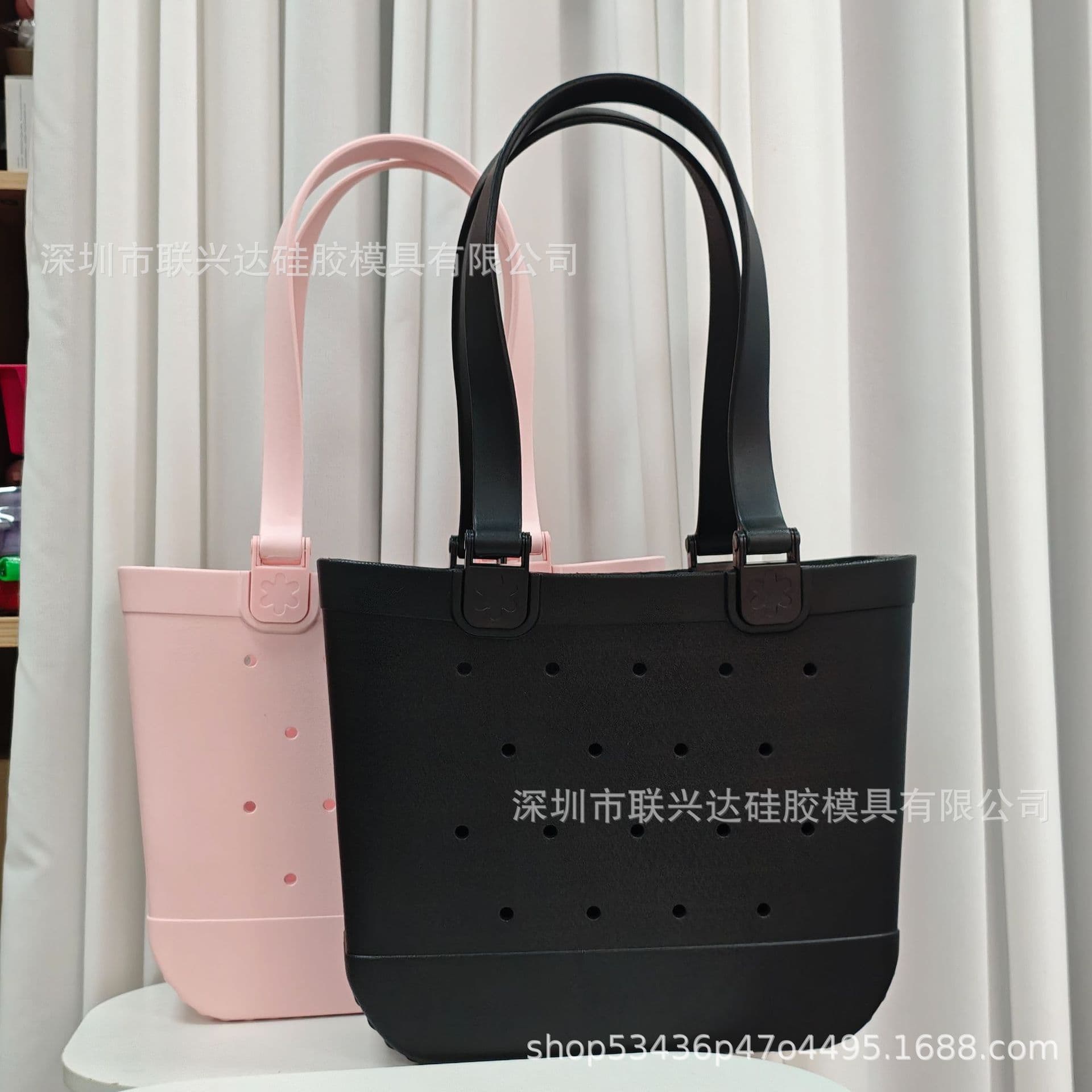 Amazon's Popular Bogg Bag Beach Bag, Perforated Bag, Eva Waterproof Large-Capacity Storage Bag, Portable Handbag