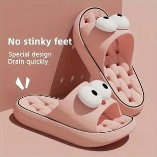 Summer Beach Flip Flops for Women Hotel Supermarket Slippers Outdoor Bathroom Anti-slip Water Drain Flip Flops Wholesale