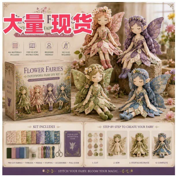 Cross-border Fairy Patchwork DIY Collection Fairy Series