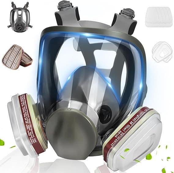 6800 Full Face Mask Paint Spraying Agricultural Chemicals Dust Proof Anti-Vision Chemical Industry Safety Protection Mask