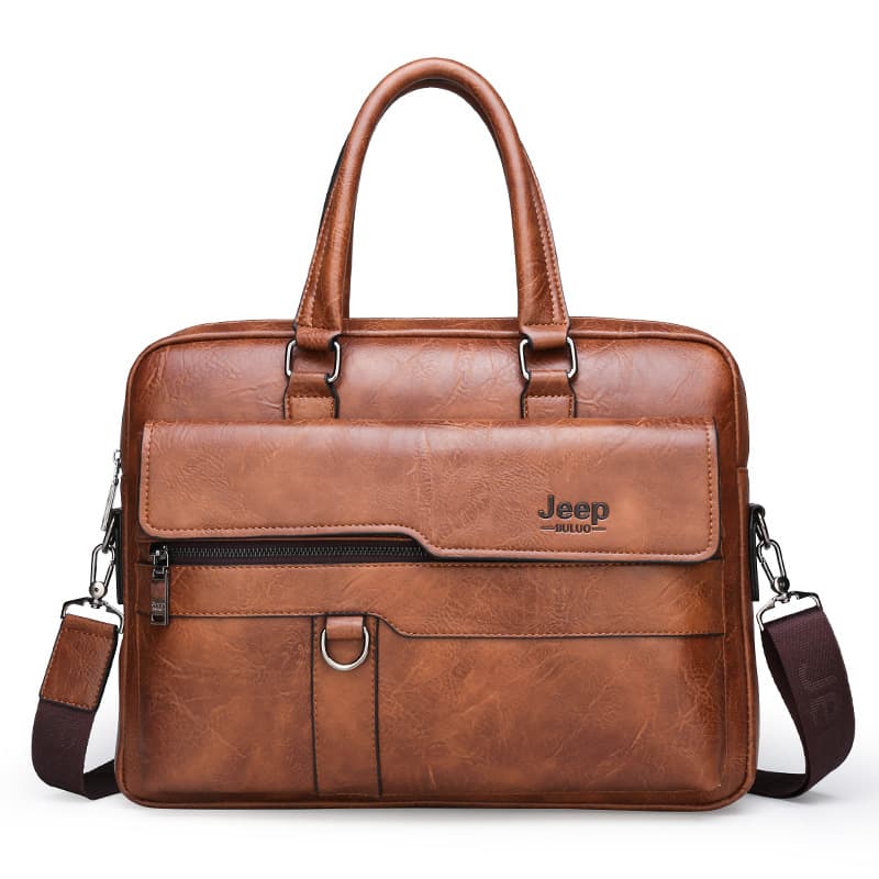 2020 New Trendy Men's Business Single Shoulder Messenger Bag, Crossbody Briefcase for Travel