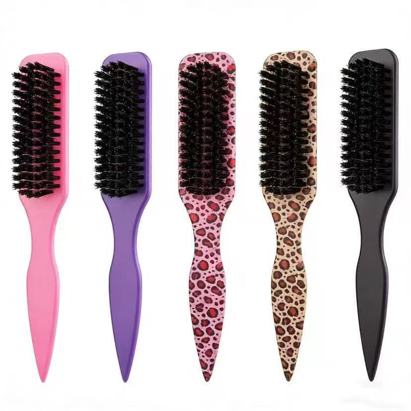 Cross-border Hair Styling Set Detangling Brush Teasing Comb Tail Comb Eyebrow Brush Edge Brush Hair Oil Brush Cleaning Brush