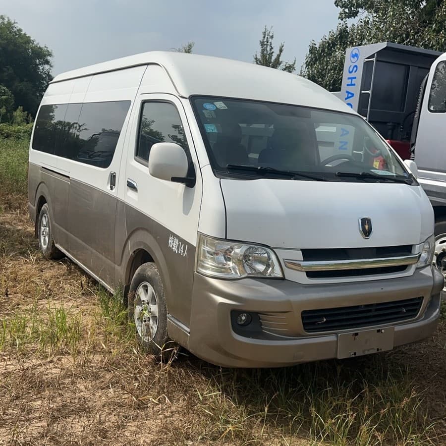 Supply Export Used Jinbei Grand Hiace Business Vehicle 18-Seater Dragon Reception Vehicle Car Bus Medium Bus