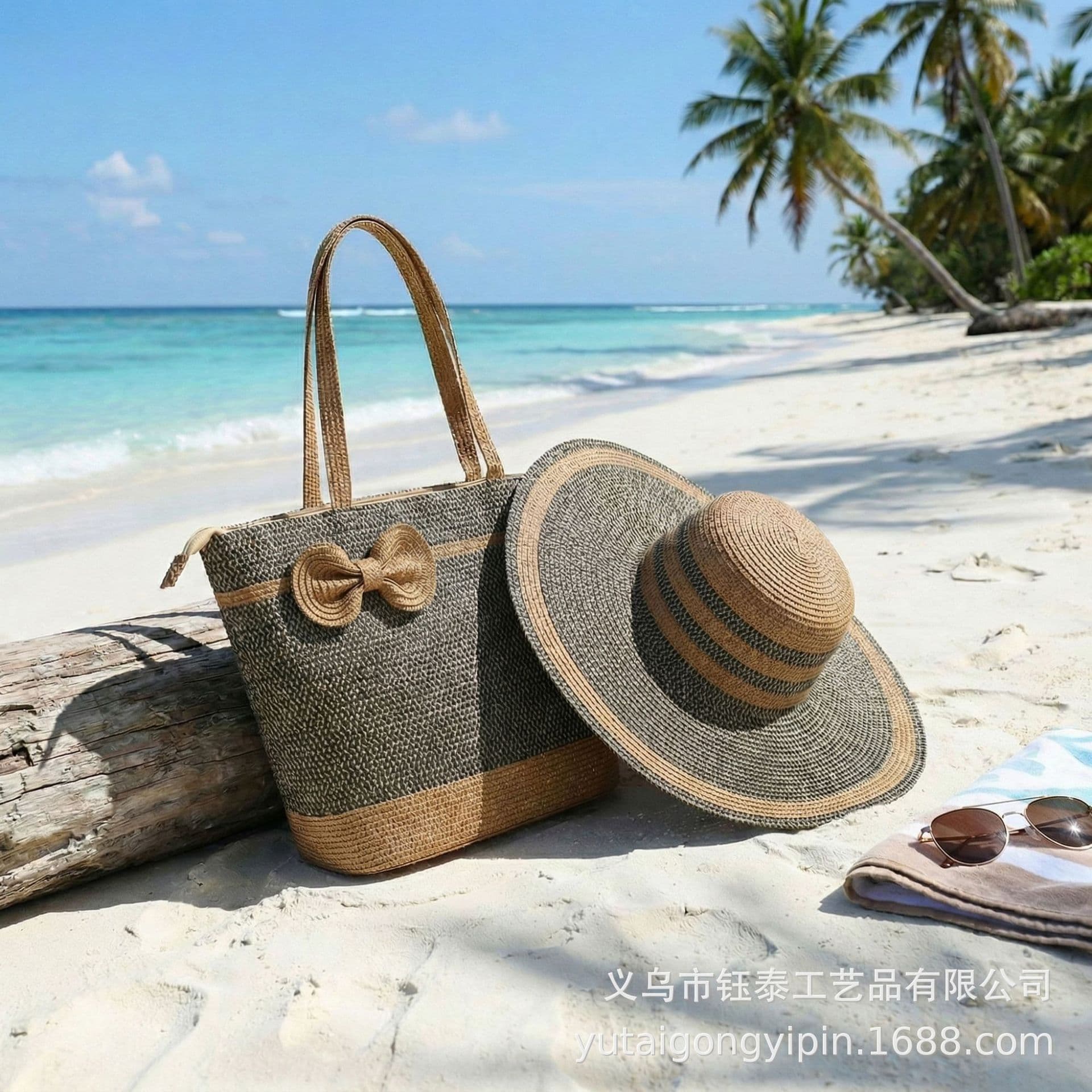 Handmade straw bags, women's shoulder bags, travel and vacation handbags, beach versatile woven tote bags, commuter bags