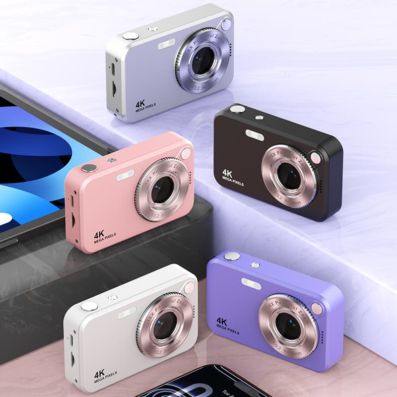 Cross-Border Digital Camera Student Campus Entry-Level Mirrorless Camera Photo Video Travel Portable Compact Camera