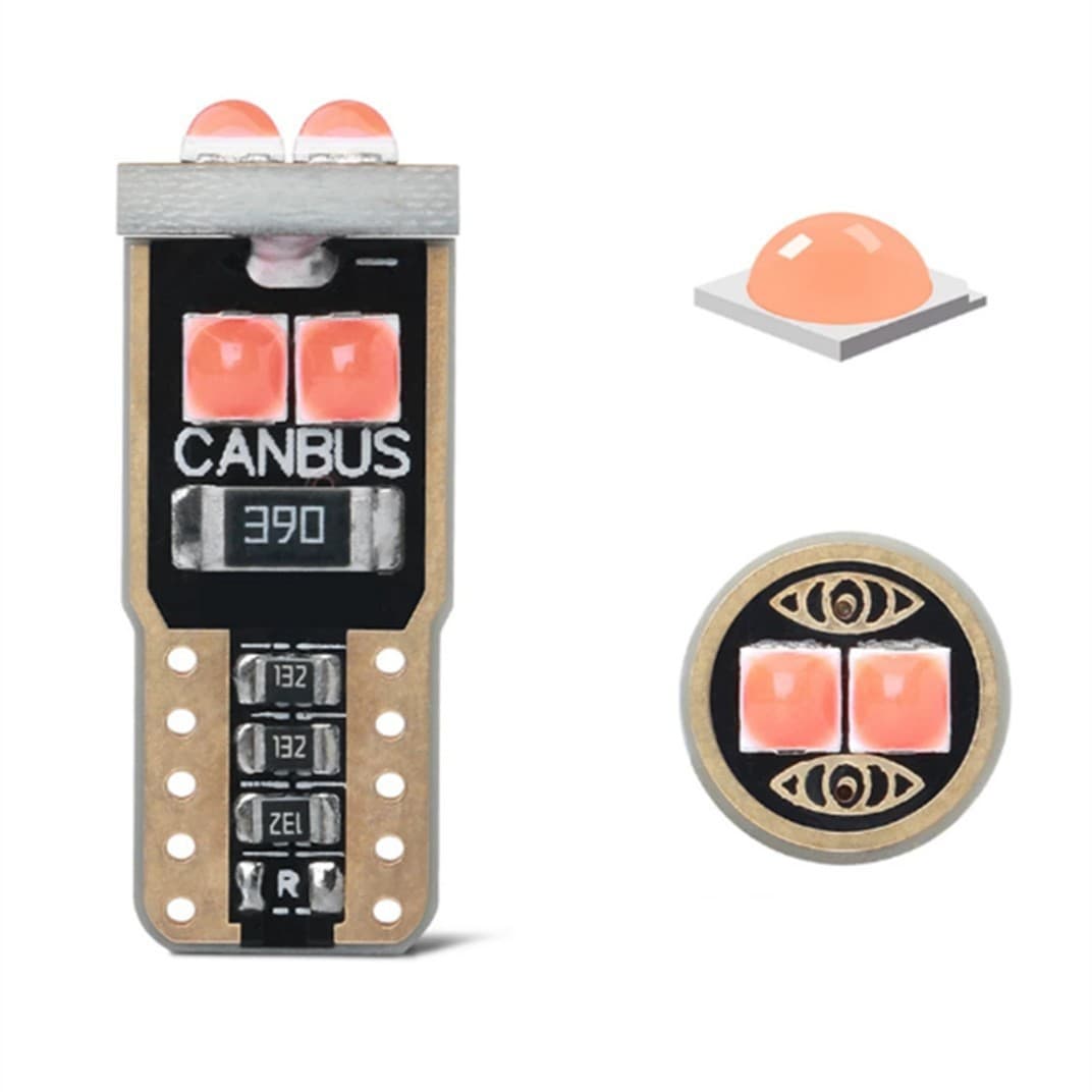 Yizhong LED small car light T10 3030 6smd stepless decoding width light high brightness reading light license plate light