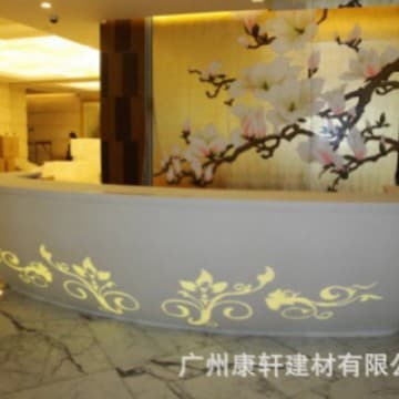 Do you offer custom-made hotel/company reception counters from our factory? We also sell acrylic artificial stone reception desks directly from the factory.