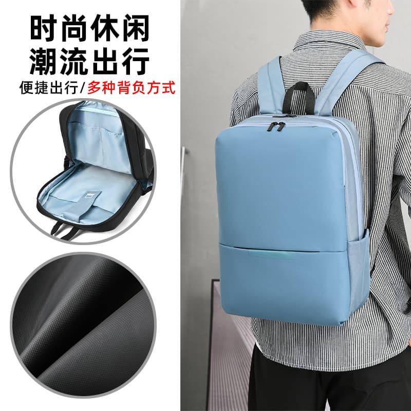 Wholesale classic popular backpack, lightweight fashionable student bag, large capacity water-resistant travel computer backpack for men