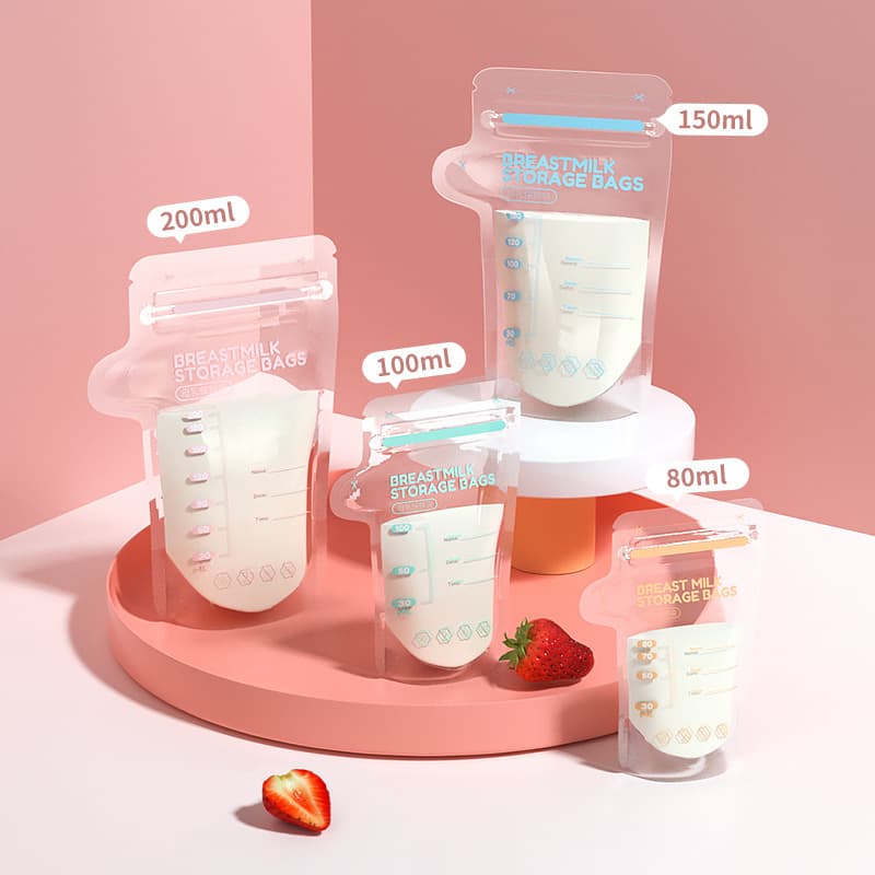 Disposable Breast Milk Storage Bags 100ml 150ml Preservation Freshness Bags Milk Freezing Storage