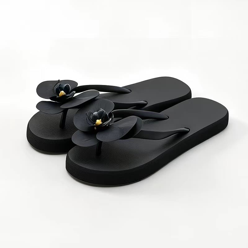Korean-style beach sandals, fashionable flip-flops for women, summer casual slippers for seaside wear