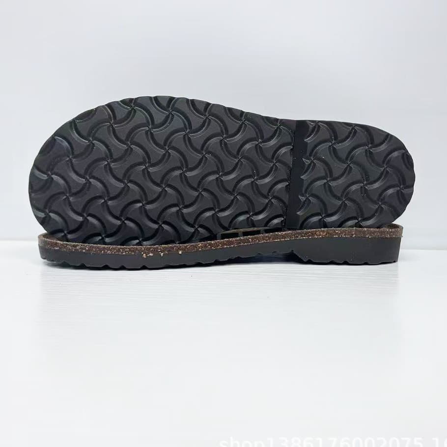 2025 New Birkenstock Sole Snow Boots Women Flat Casual Large Sole Comfortable Ankle Boots Rubber Cork Sole