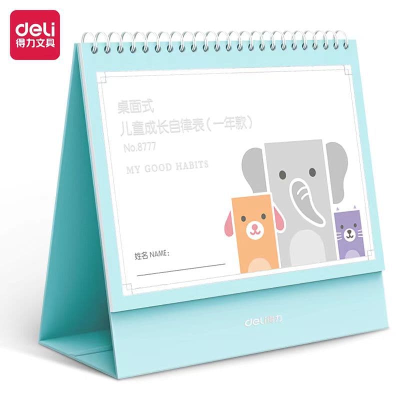 8777 Desktop Growth Self-Discipline Chart for Elementary Students, Habit Tracking Chart, Reward and Punishment Record, Wholesale