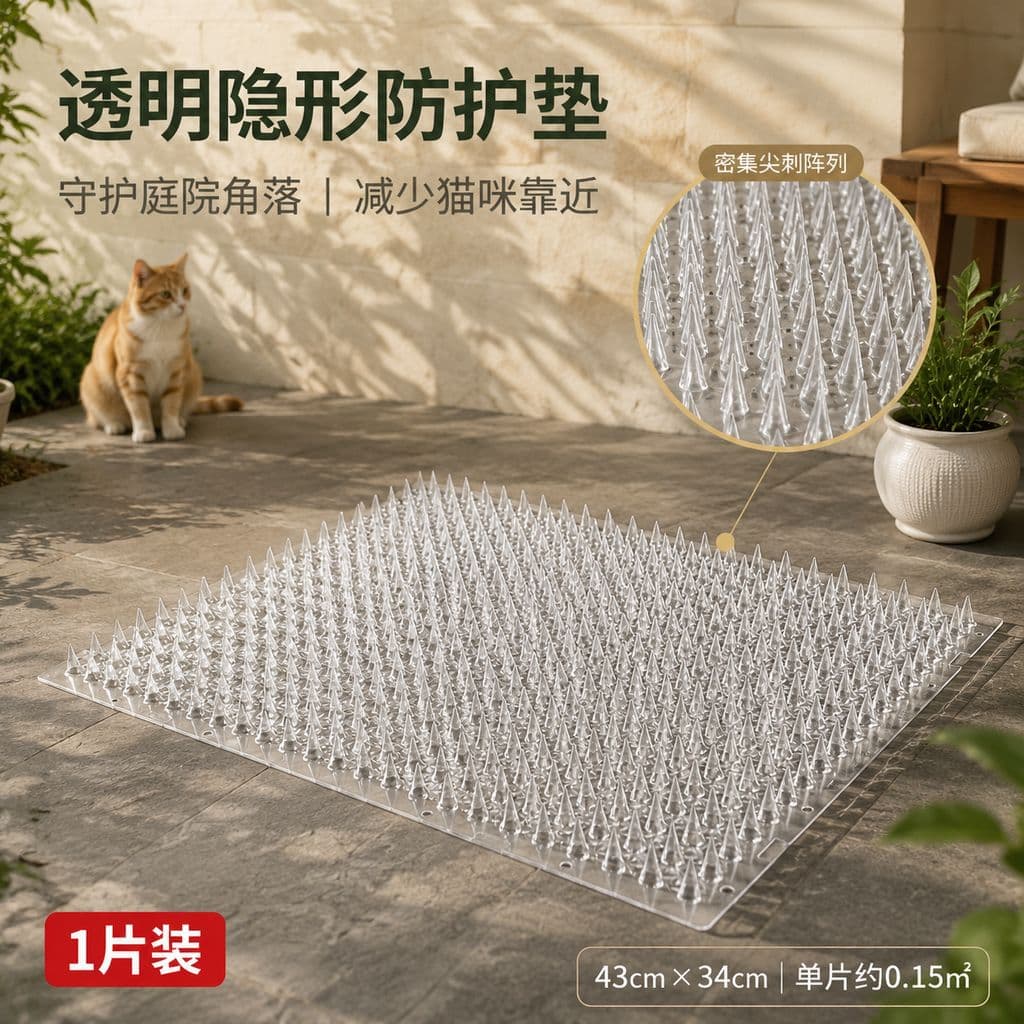Anti-cat spikes, cat spike-repellent pads, anti-cats on the bed and urinating artifacts, anti-dogs on the sofa, anti-cat net spike mats, climbing and puncture restricted areas