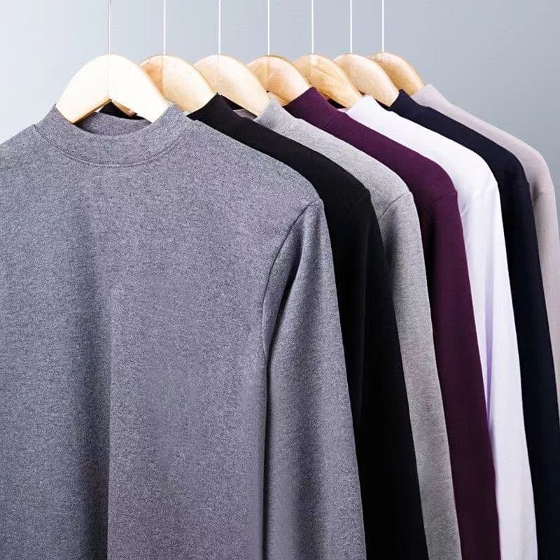 Unisex Thermal Underwear Base Layer, High Elasticity Loose Comfortable Regular Style Knitwear for Men and Women