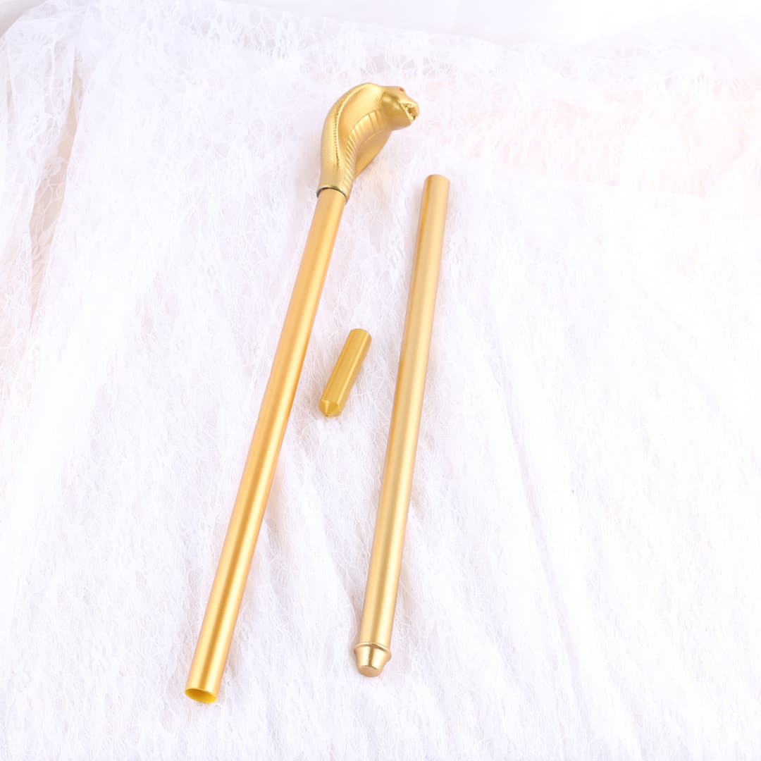 ✅Halloween Snake Scepter Cosplay Egyptian King Scepter Cleopatra Snake Scepter Party Ball Costume Accessory