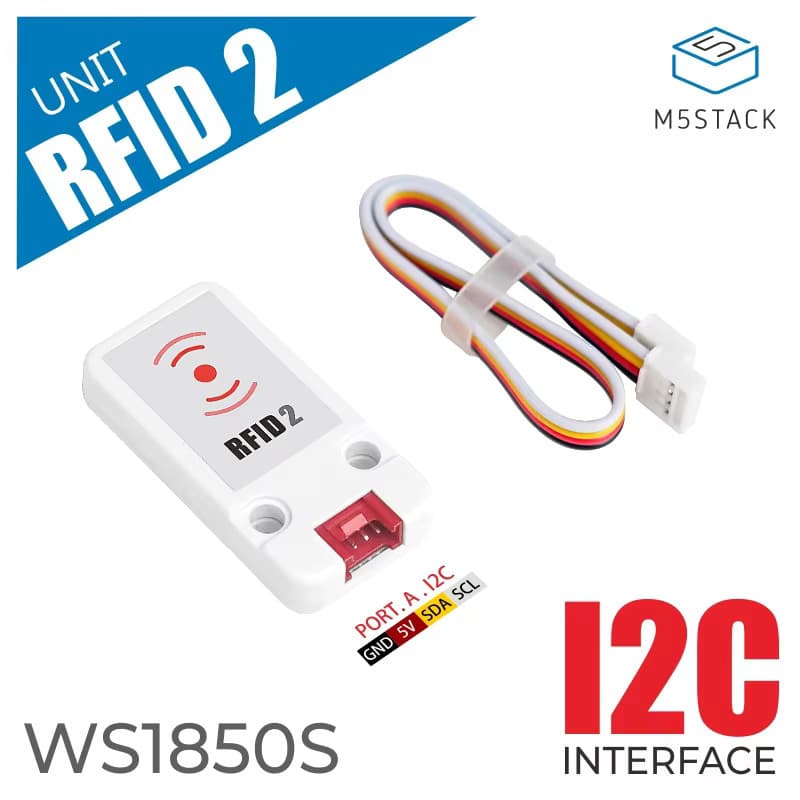 Cross-border M5Stack RFID2 Radio Frequency Identification Sensor WS1850S 13.56MHz Frequency IOT Development