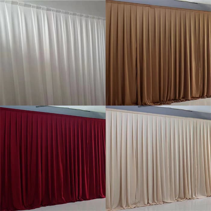 Wedding backdrop fabric, stage base drape, background tulle, wedding decoration, ceiling drape, curtain, veil