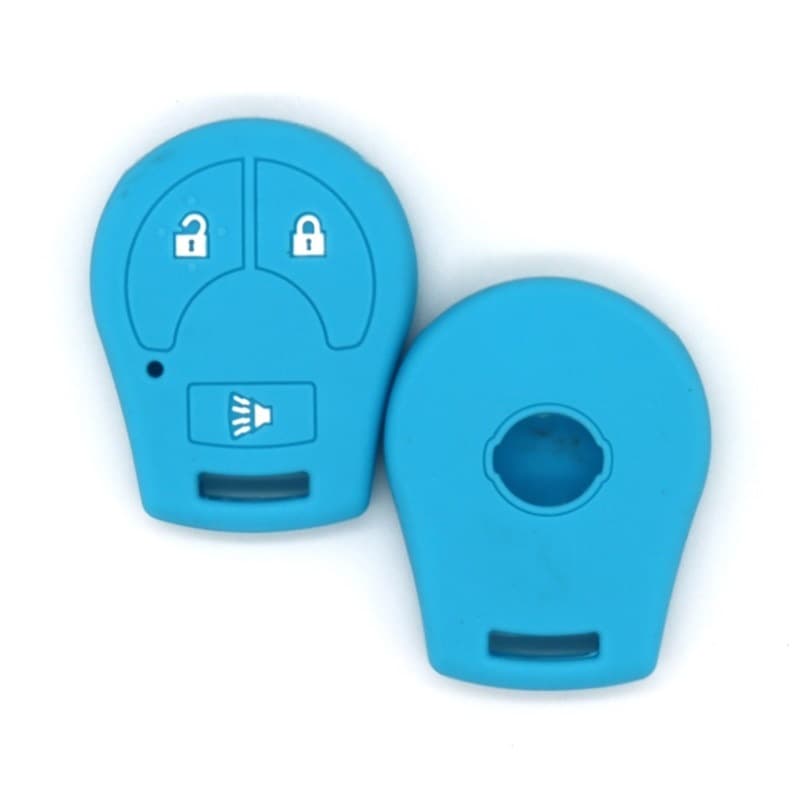 Silicone Key Case Cover for Nissan New Sylphy Sunny March Tiida Latio Livina, Flat Style, In Stock