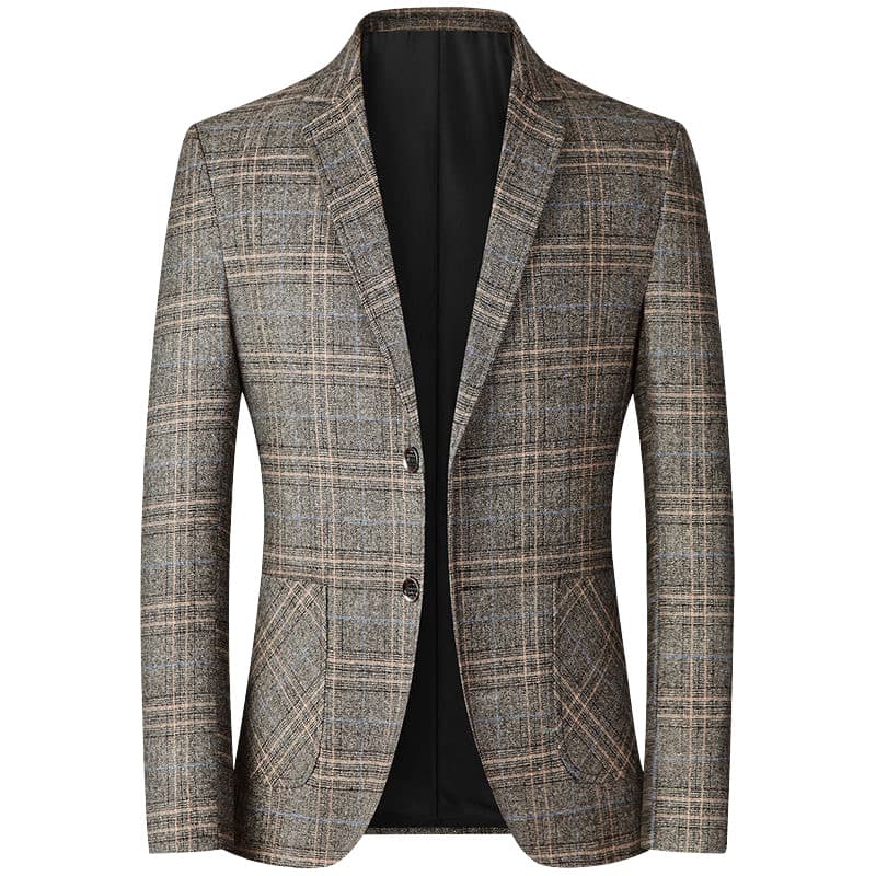 Men's Suit Jacket 2026 Spring/Autumn Thin Blazer Casual Business Suit Middle-Aged Single-Breasted Wrinkle-Free Top Dad Wear