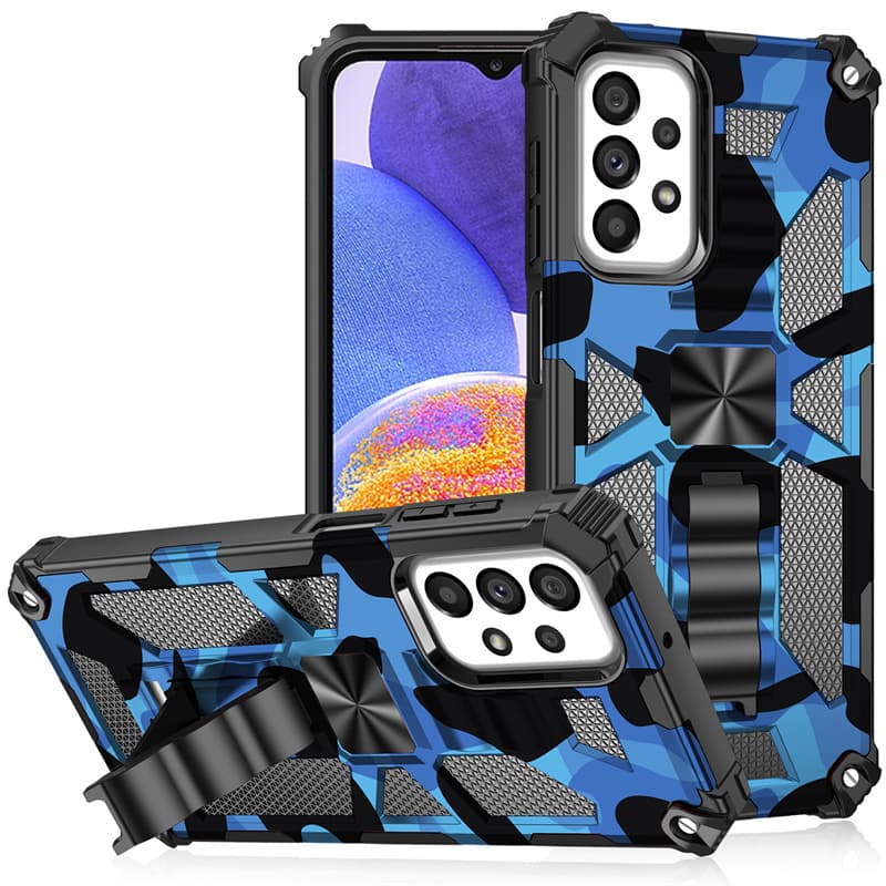 Cross-border Compatible with Samsung A53 Camouflage August First Series Phone Case S26 Ultra Magnetic Stand Drop-resistant Protective Cover