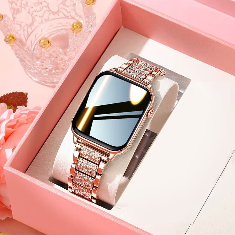 Smart Watch for Women, Fashionable Phone Watch with Payment, Heart Rate, Blood Pressure, Multi-function Pedometer, Sports Bracelet for Men