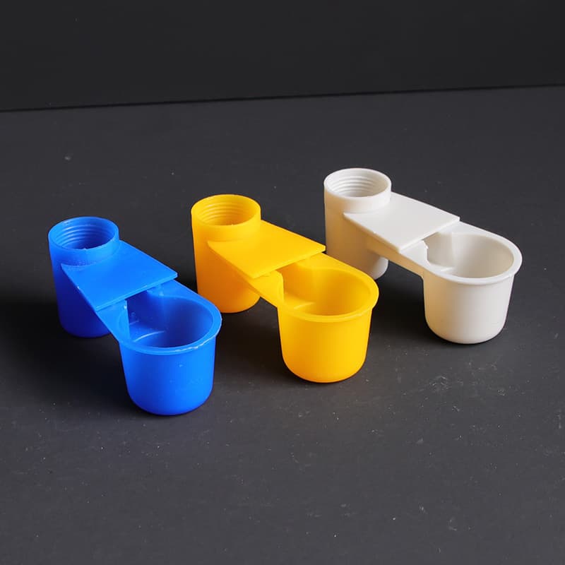 Water dispenser for birds, parrots, mynas, and pigeons; double-mouth water dispenser; automatic pigeon water dispenser; pigeon medicine drinker.