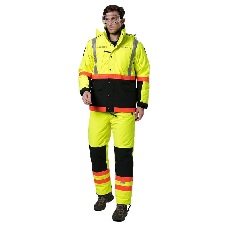EMS Medical Rescue Suit Emergency Cold Weather Rescue Suit NFPA1999 Thermal Medical Rescue Jacket and Pants Set
