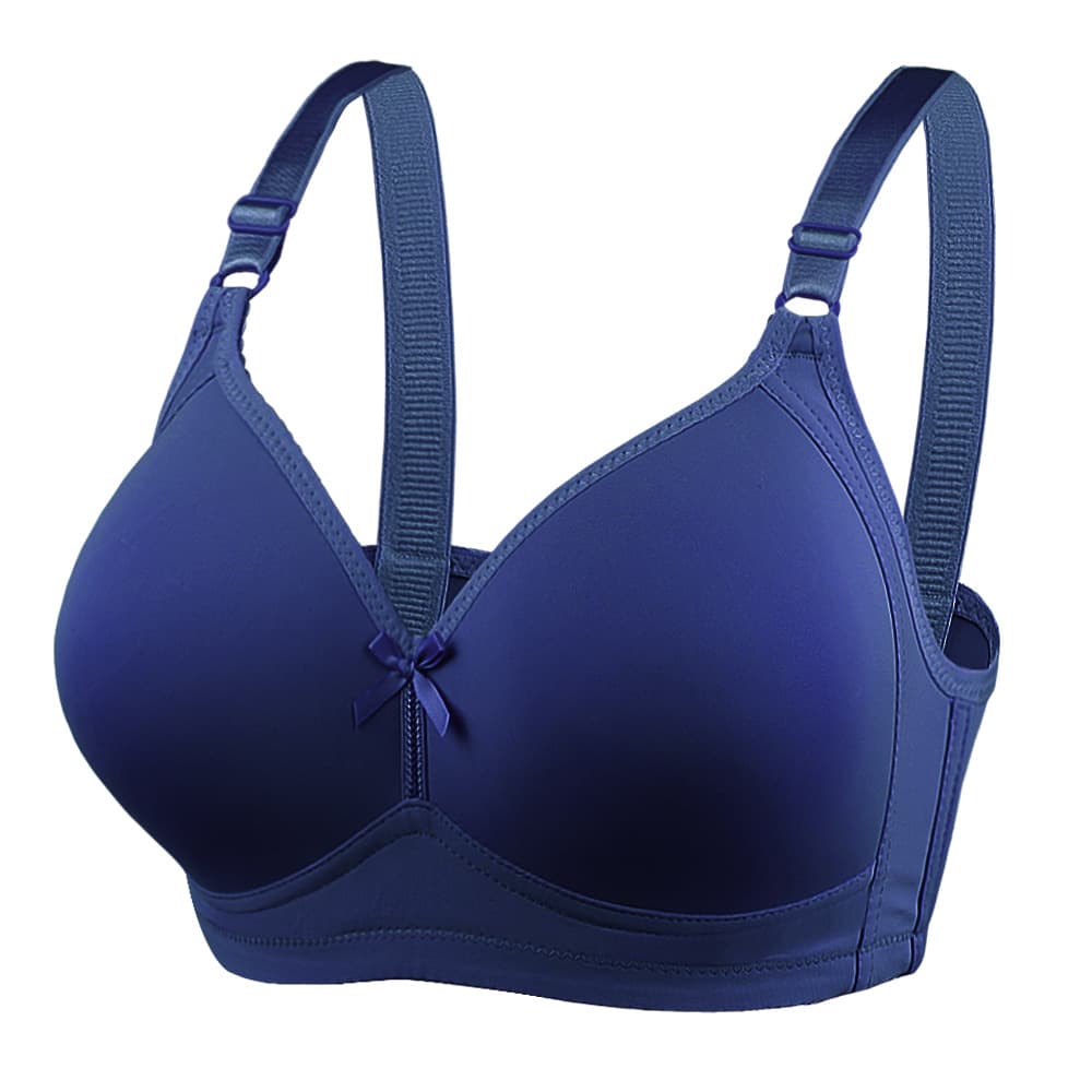 Sexy Bra D Cup Thin No Steel Ring Glossy Gathered Type Fat Mm Women's Underwear