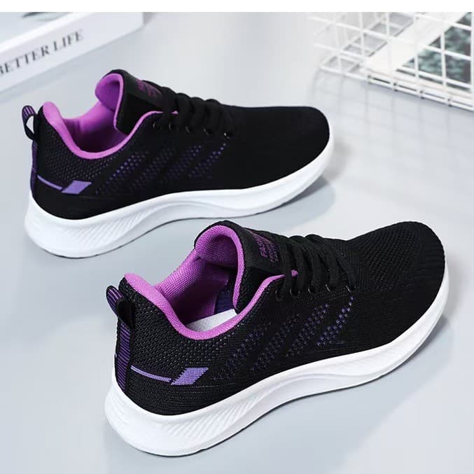 Women's 2024 Casual Soft Sole Sports Shoes, Breathable Comfortable Shoes, Knitted Mesh Shoes, Wholesale Drop Shipping Running Shoes for Women
