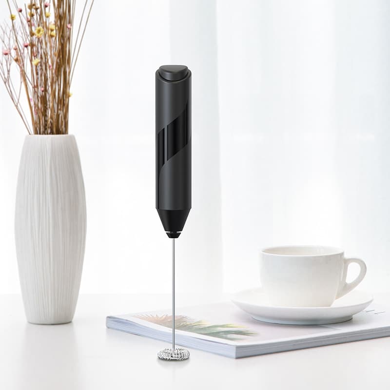 Electric Milk Frother, Handheld Coffee Foam Maker for Home, Milk Frothing Whisk Stirrer
