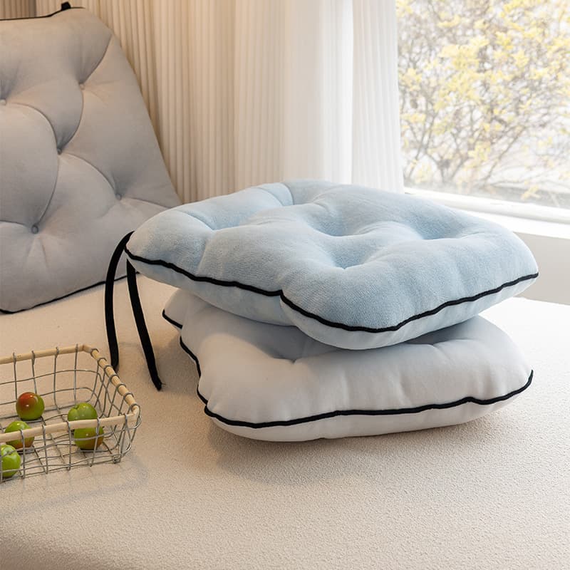Cross-border Thickened Lumbar Support Seat Cushion, Hip Shaping Cushion, Dining Chair Cushion, Office Chair Cushion, Trapezoidal Back Cushion, Ultra-Soft Butt Pad
