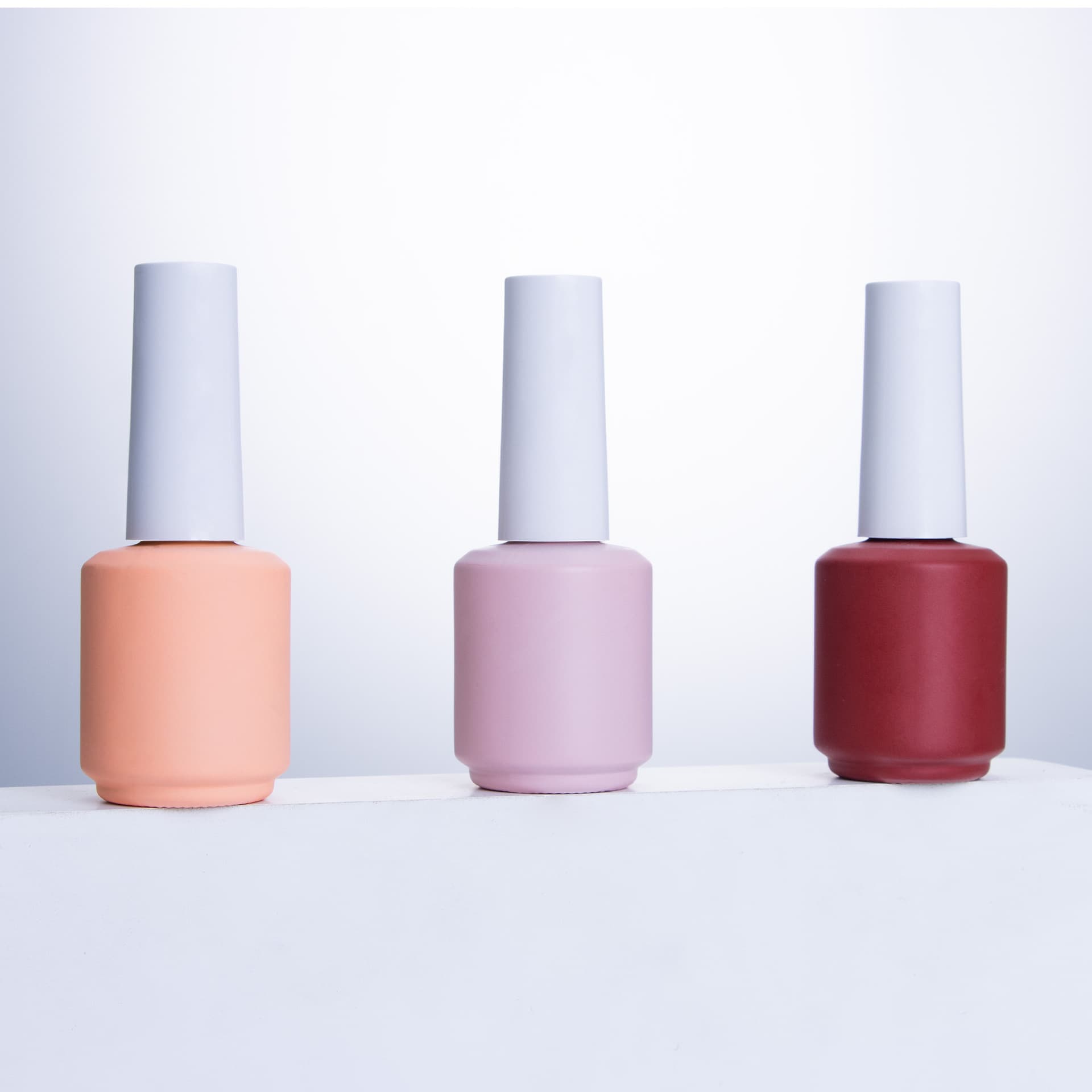 Factory Supply One Bottle One Color 8ml 15ml 30ml Gel Polish Empty Bottle with Brush Cap Custom Logo