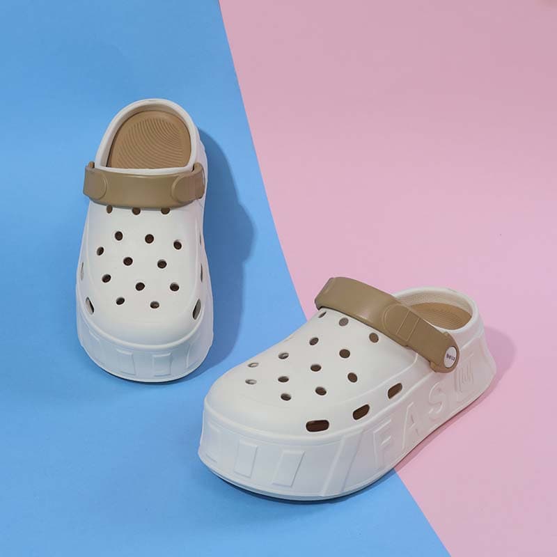 Cool Girl Hip Hop Trendy Earphone Hole Sandals Women's Slippers Summer Closed-Toe Outdoor Beach Sandals