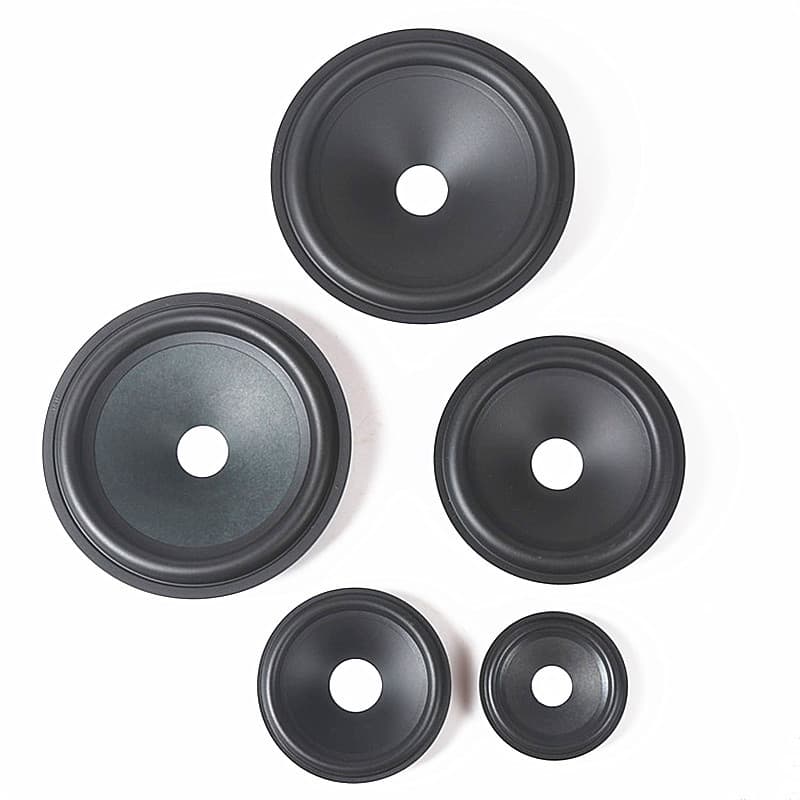 Speaker Paper Cone Woofer Sound Basin 3 Inch 4 Inch 5 Inch 6.5 Inch 8 Inch Matte Original Color Paper Cone Rubber Edge