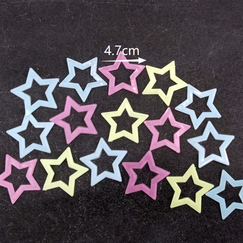 Glow-in-the-Dark Meteor Hollow Comet Wall Sticker Cross-border Luminous Starry Sky Universe Wall Decor Fluorescent Plastic 3D Refrigerator Magnet