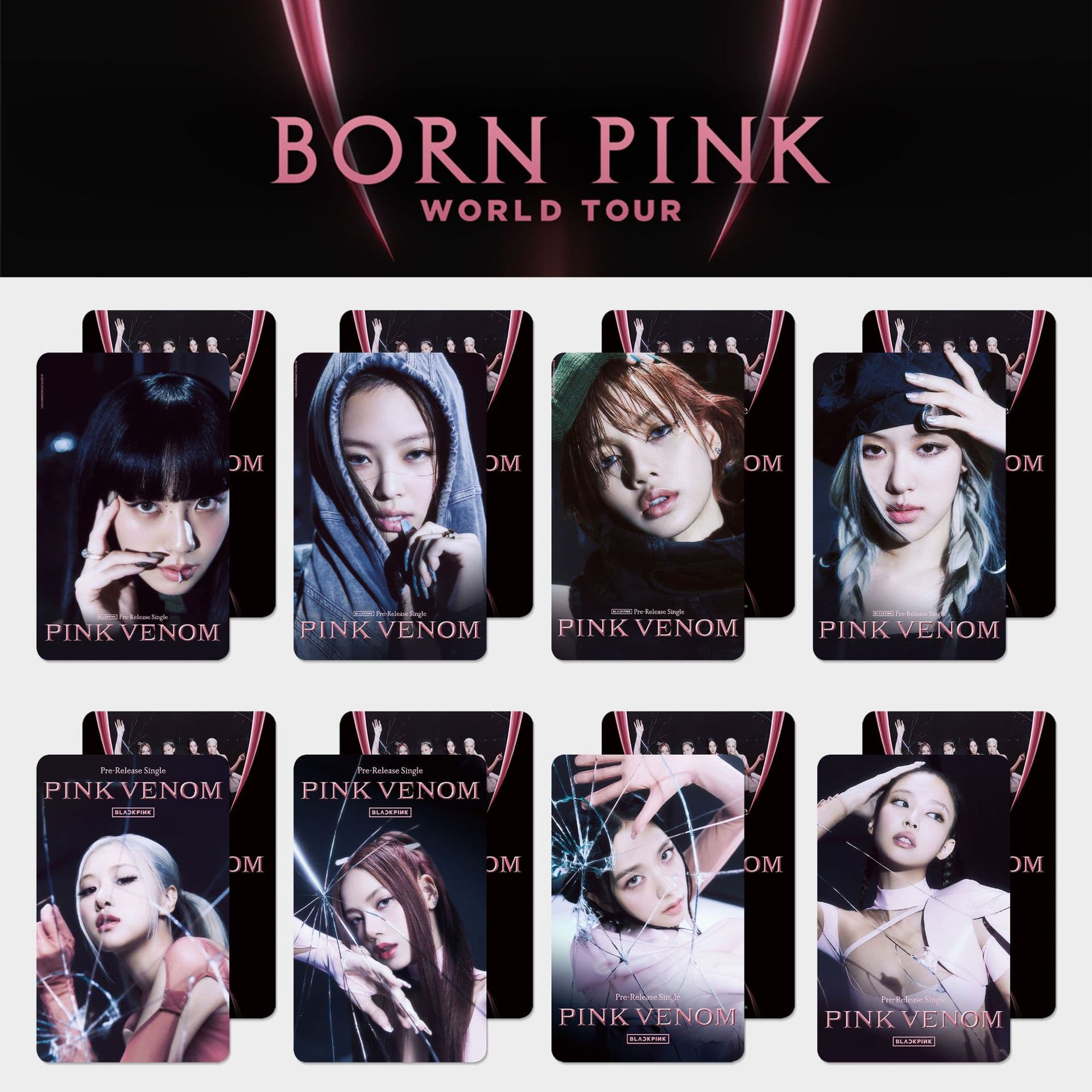 BlackP Jisoo JISOO ROSE Photocard New Album Pink Venom Official Photocard