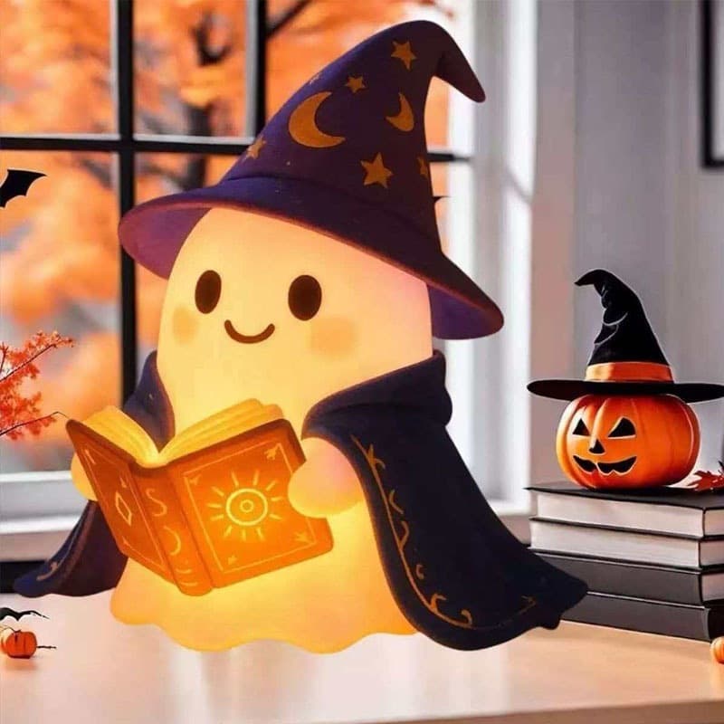 Cross-border Amazon portable cute new practical Ghost Wizard Night ghost wizard reading lamp