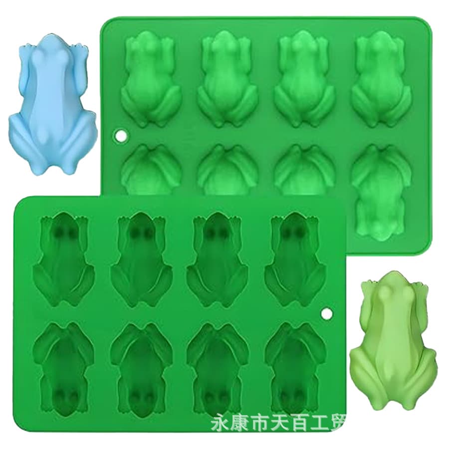 Summer DIY Handmade Cake Silicone Mold Square Mold Baking Homemade Thickened Easy-to-Unmold Household Ice Cube Mold