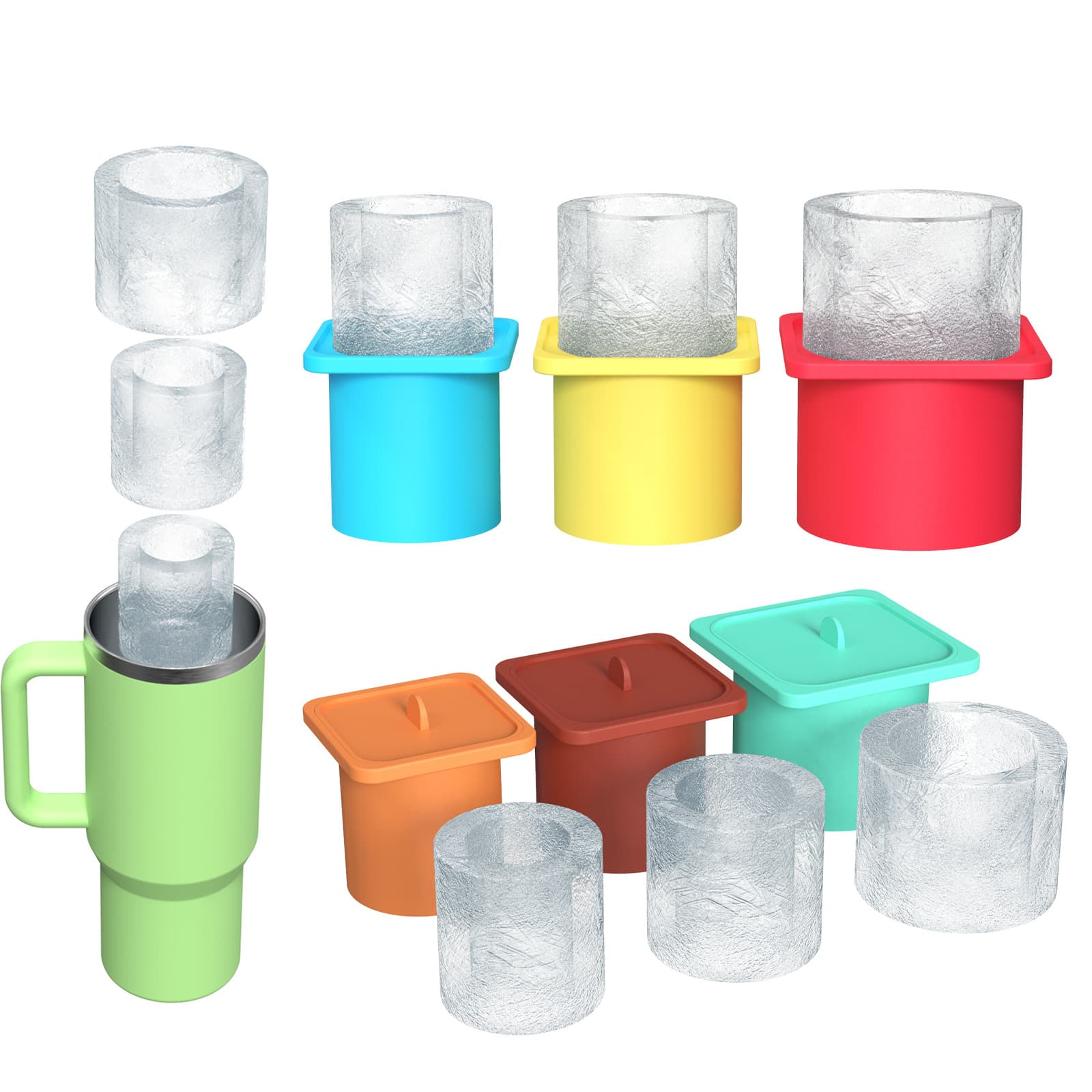 Silicone Stanley Ice Cube Mold Stanley Whiskey Ice Maker Home Ice Cube Tray Ice Cup Mold
