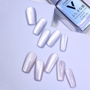 Ceramic White Cat Eye New Non-Dulling White Moonlight Cat Eye Gel Crystal Cat Eye Gel for Nail Salons