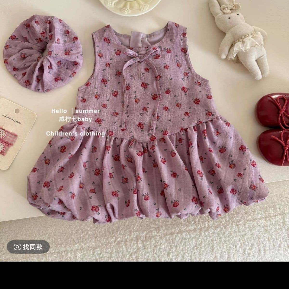 Girls Floral Dress Summer New Little Girl Sweet Princess Dress Sleeveless Vest Dress Baby Girl Dress