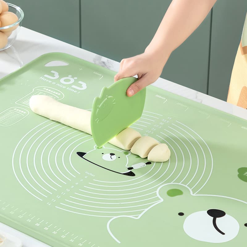 Dough cutter scraper plastic silicone rice roll cake pancake food grade scraper baking scraper cutter cross-border wholesale