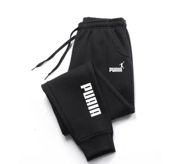Men's Sweatpants New Fall/Winter Casual Joggers with Fleece Lining, Unisex Street Style Long Pants