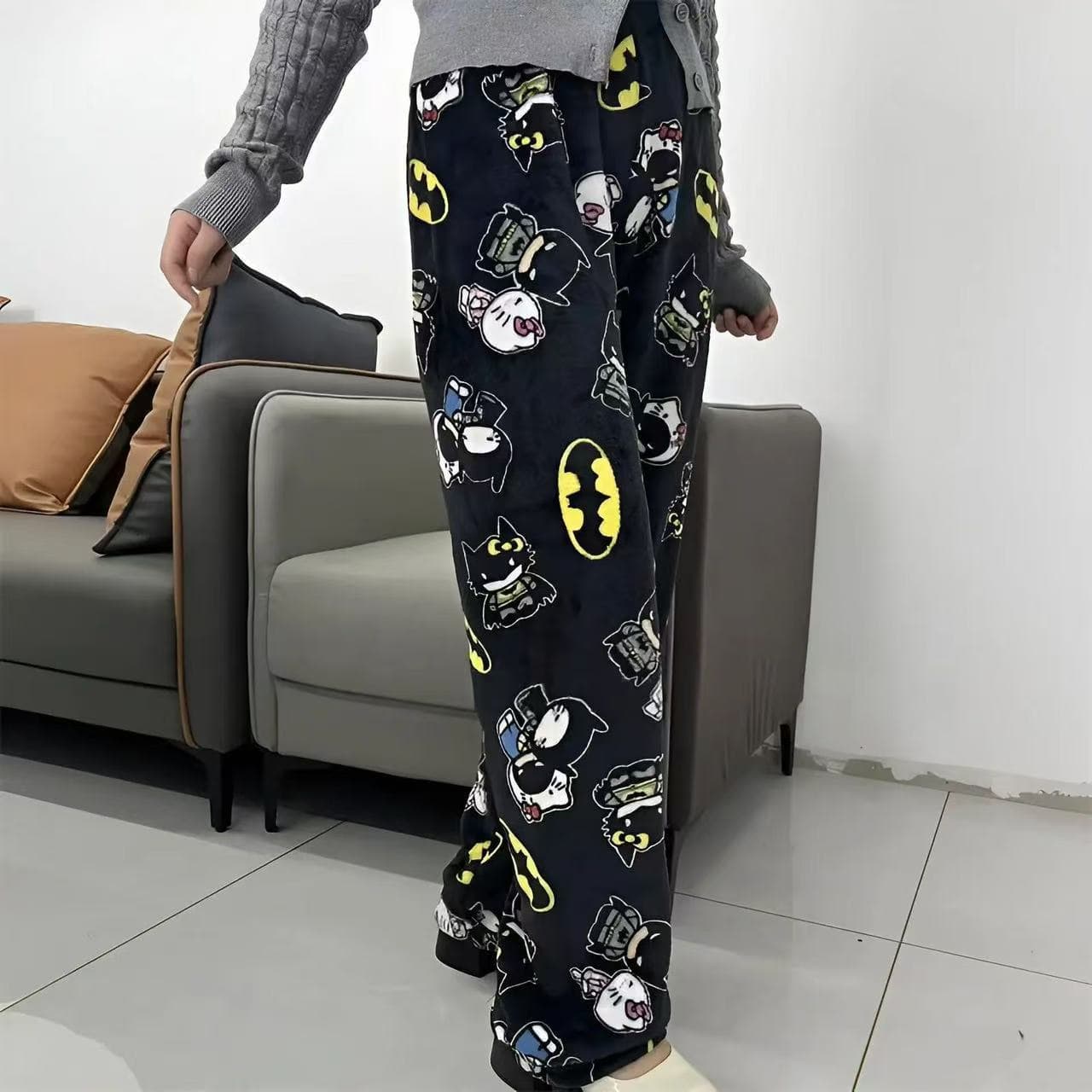 Export-Exclusive Flannel Pajama Pants for Women, Autumn/Winter Loose New Style Home Casual Warm Pants, Available in European Sizes