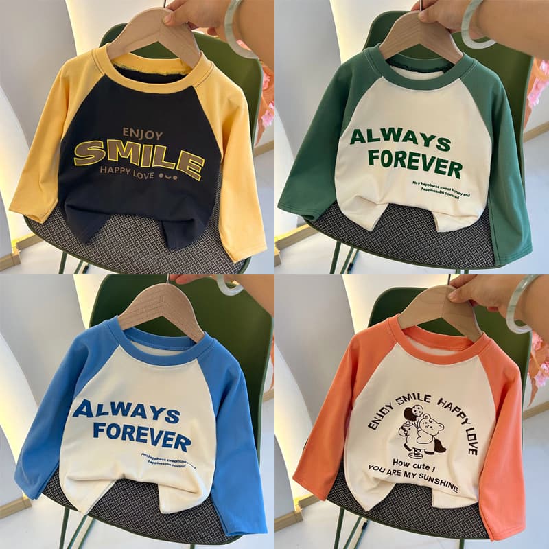 Children's Base Layer Long Sleeve Warmth Toddlers Dralon Single Top Spring/Autumn/Winter Style Pullover Outerwear