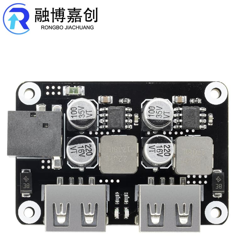 12V24V to 5V9V dual USB mobile phone fast charging DC step-down module 4A supports QC Apple Huawei fast charging