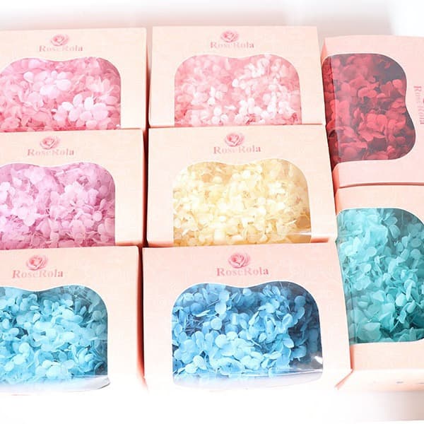 Everlasting Dried Flowers Rose Bouquet in Gift Box Base Wholesale Artificial Flower Preservation Technology Birthday Gift