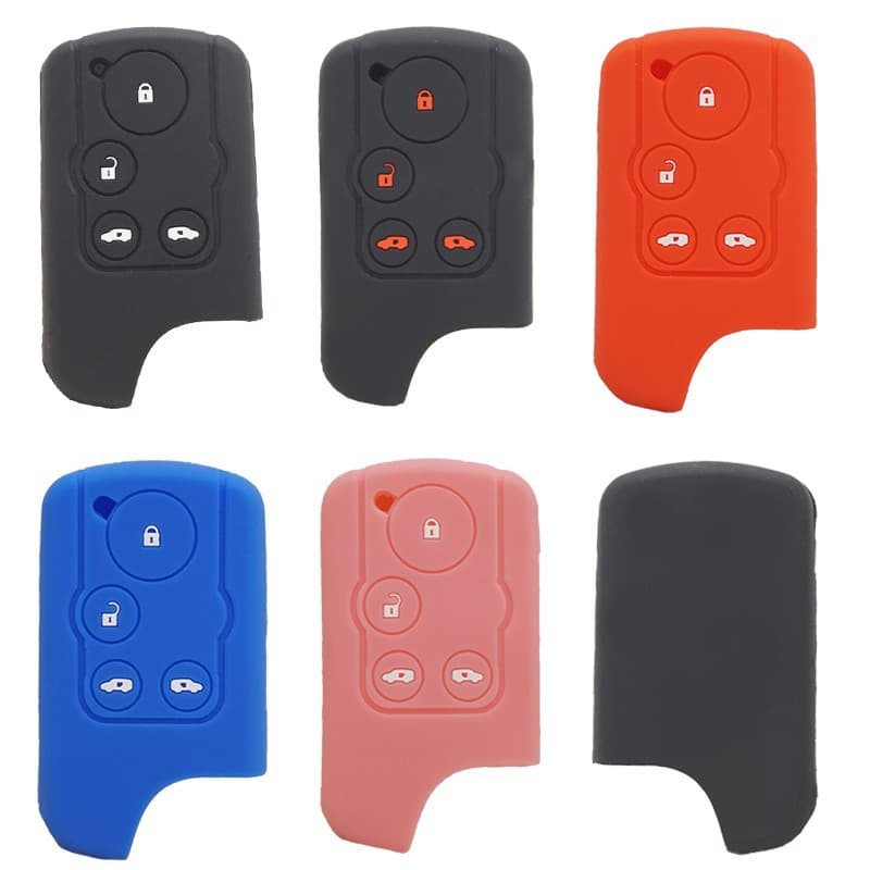 Silicone Key Case for Honda Elysion Remote Key Jade CRV Crosstour Gienia Car Key Cover