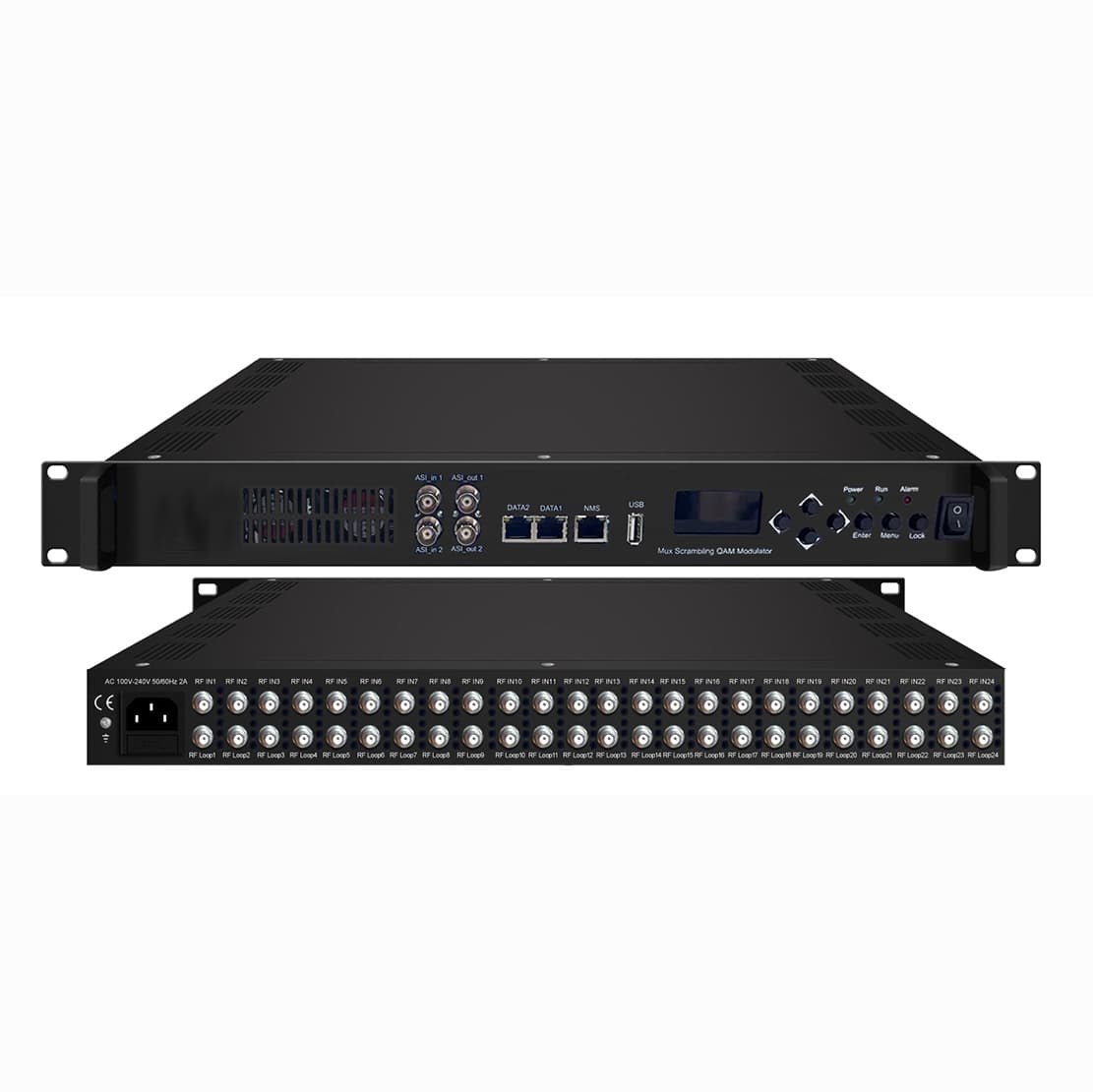 16 24 DVB-S2/T2/ISDB/ATSC Tuner to IP ASI IP Gateway Receiver