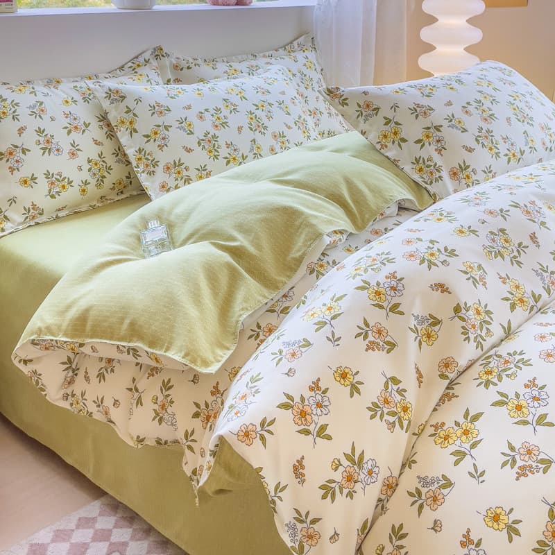 New Double-Layered Thickened Quilt Cover Single Piece, Class A Pure Washed Cotton, Mother and Baby Grade Fully Brushed Single Dormitory Quilt Cover Sold Individually